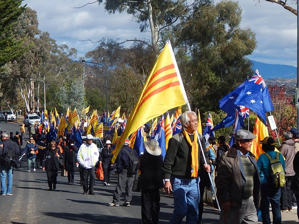 Biểu tình Quốc hận 30/4/2015 ở Canberra